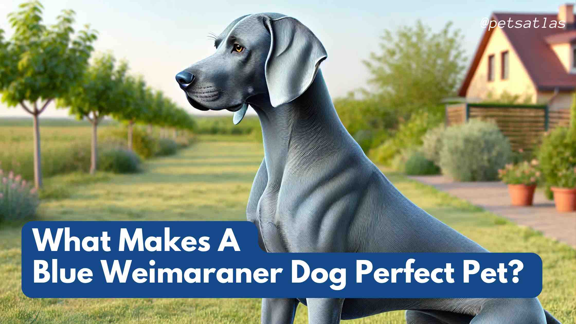 Blue Weimaraner Dog